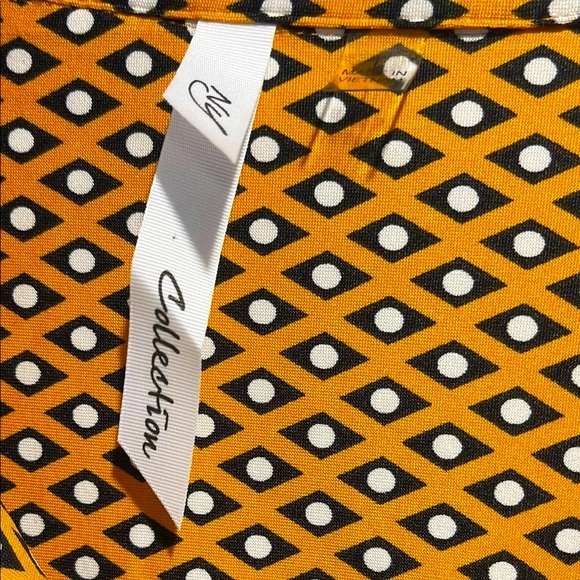 NWOT NY Collection | Light Black Collared Midi Dress Size Large - Picture 8 of 8